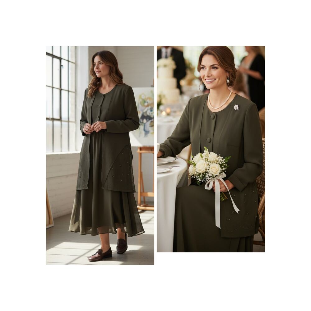 NWT CHRISTIE OF CALIFORNIA 3Pc Set skirts, jacket vest Size 8